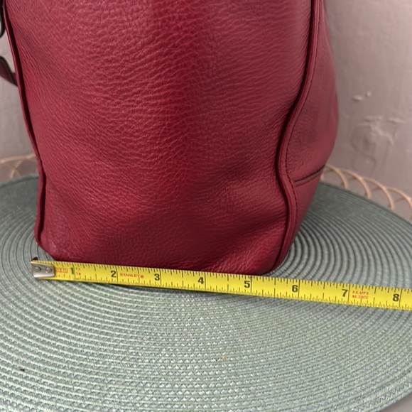 Coach Red (Maroon) Tote - Picture 7 of 12